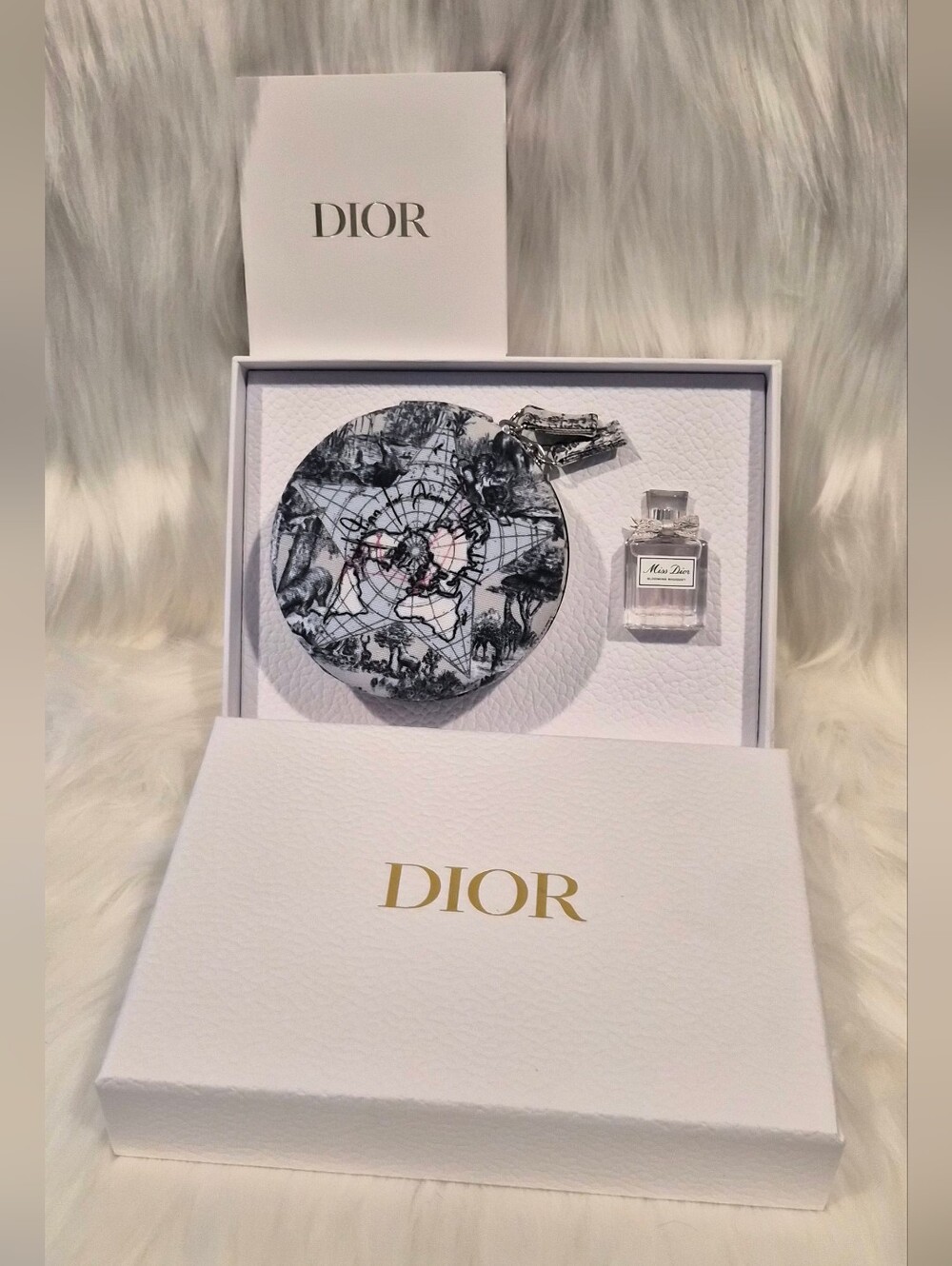 Dior Travel Size Jewelry Box with Mini Miss Dior